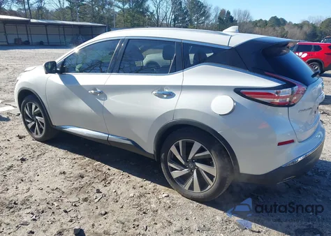 2017 Nissan Murano Platinum z USA, uszkodzony, nr VIN 5N1AZ2MH5HN129934